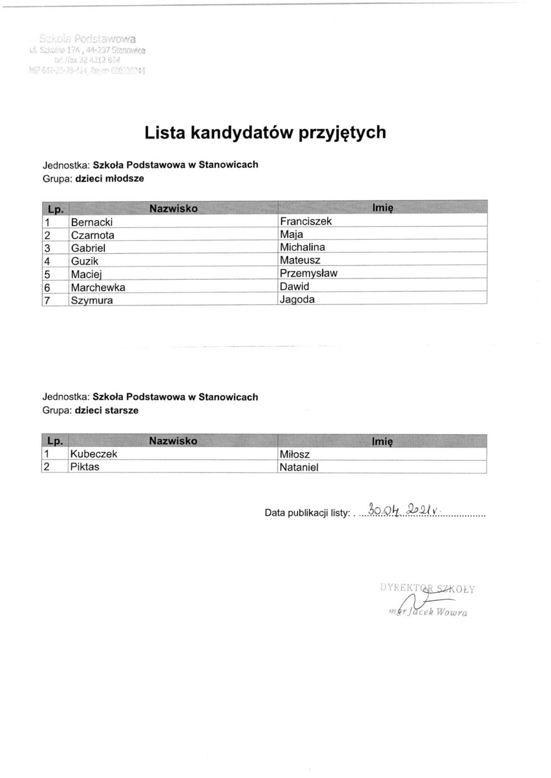 Rekrutacja